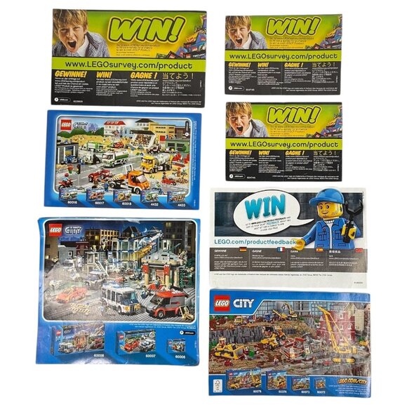 LEGO City Instruction Manuals Lot of 23Mixed Sets Complete & Partial See Detail - Picture 7 of 7